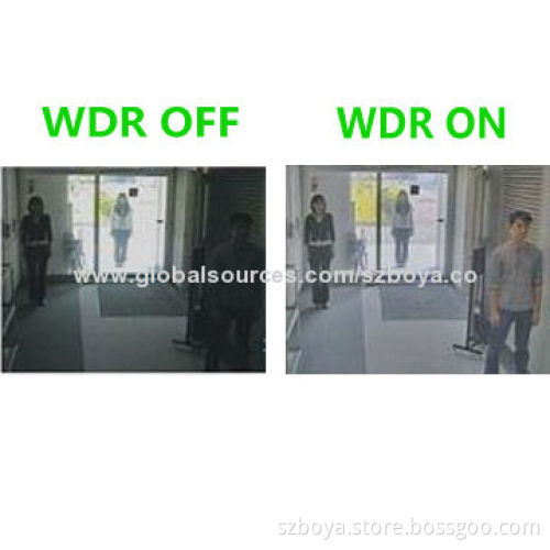Super WDR and High Light Suppression Waterproof IR 800TVL Sony Double Scan CCD WDR Camera